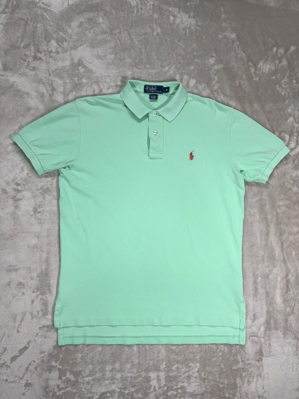 Polo Ralph Lauren Men's Polo Shirts Short Sleeve Mint - Size Medium